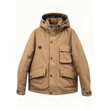 Janbo Men's Outdoor Workwear Parka Coat