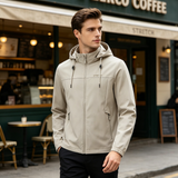 Janbo Men's Windproof Waterproof Softshell Jacket