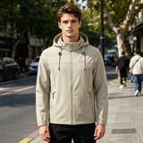 Janbo Men's Windproof Waterproof Softshell Jacket