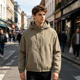 Janbo Men's Outdoor Hooded Windbreaker